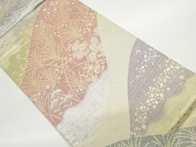 JAPANESE FUKURO OBI / WOVEN MOUNTAINS